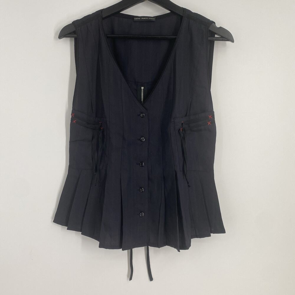 Marithe Francois Girbaud Top/Bottom Set Academia Avante Garde Goth Grunge 1024 - Picture 3 of 16